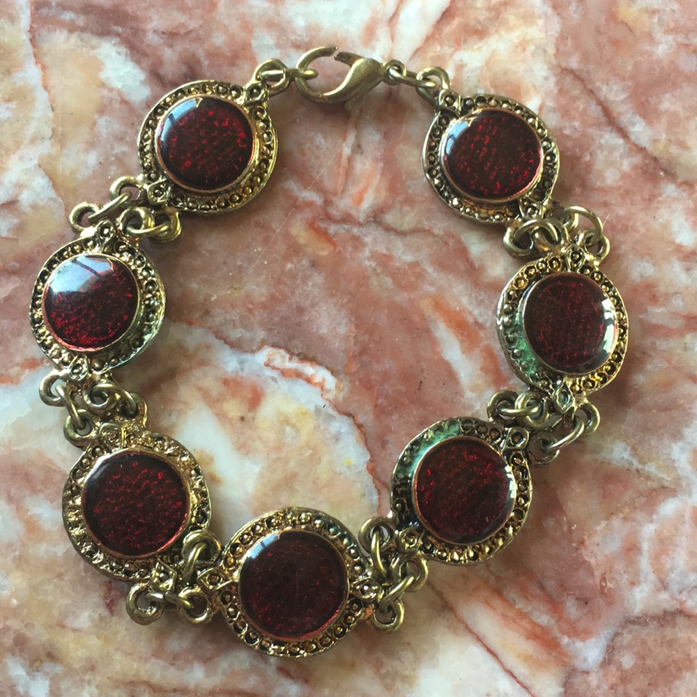 Ruby Red Bracelet